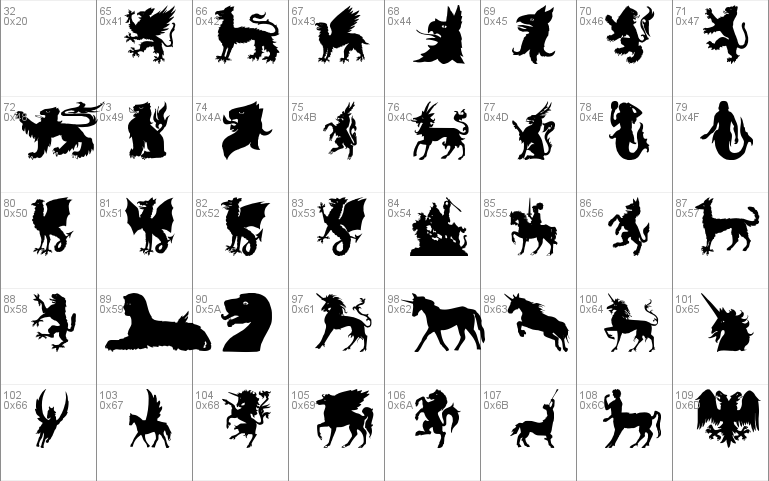 SL Mythological Silhouettes