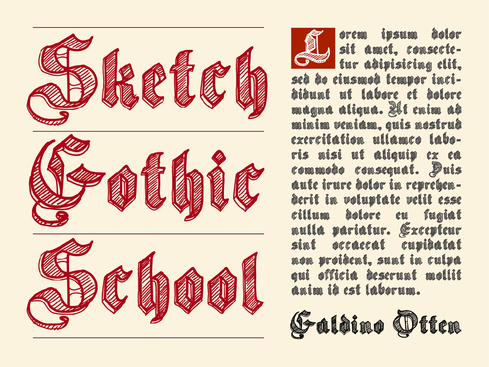 Sketch Gothic School