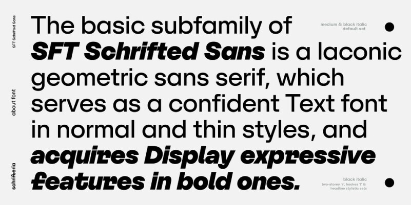 SFT Schrifted Sans TRIAL