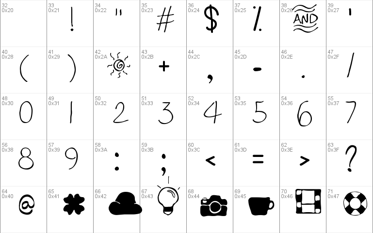 Symbols Font 2