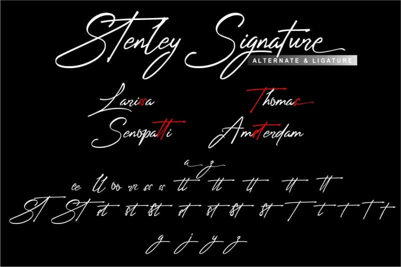 Stenley Signature for personal use