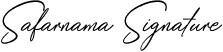 Safarnama Signature