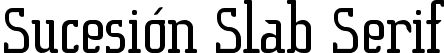 Sucesión Slab Serif