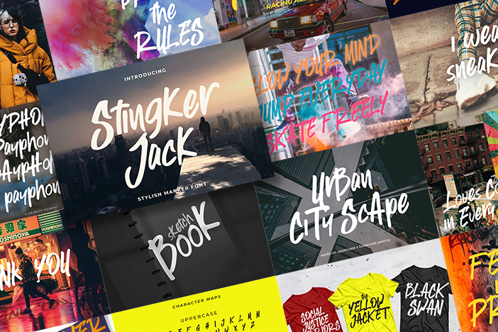 Download Free Stingker Jack Font Free For Personal PSD Mockup Template