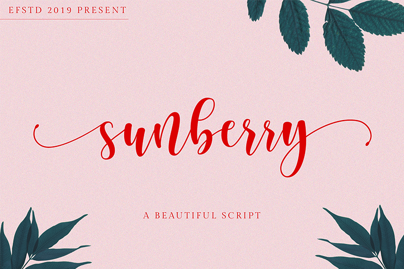 Sunberry calligraphy