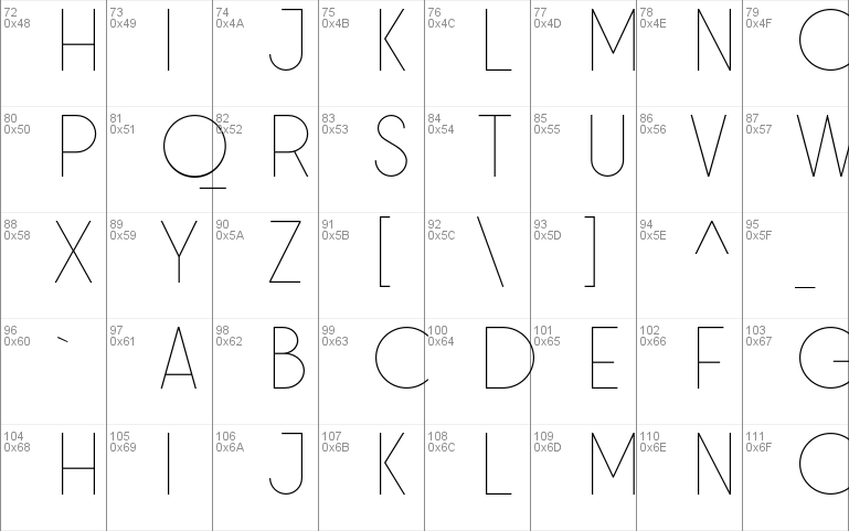 Stereonic Windows font - free for Personal