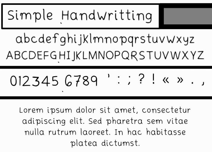 Simplehandwritting