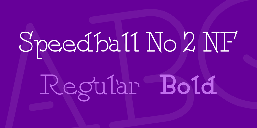 Speedball No 2 NF