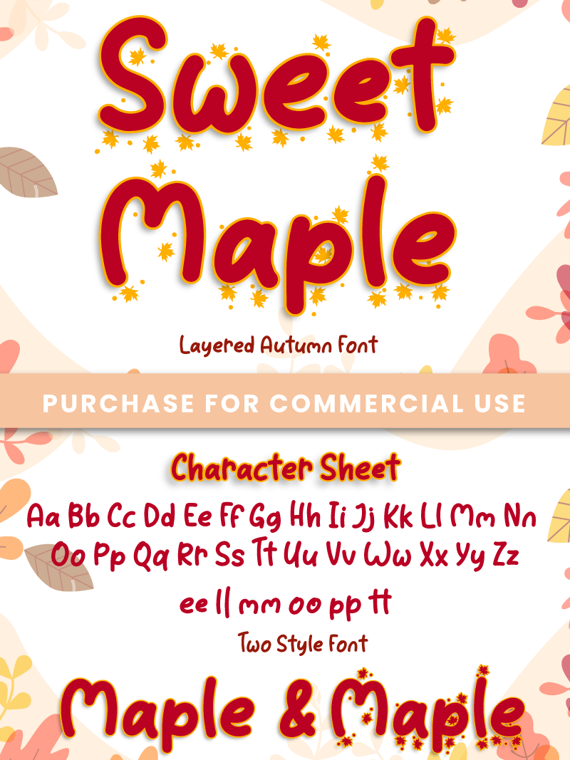 Sweet Maple Display - Personal
