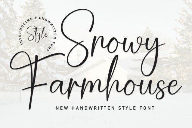 Snowy Farmhouse