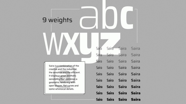 Saira Italic