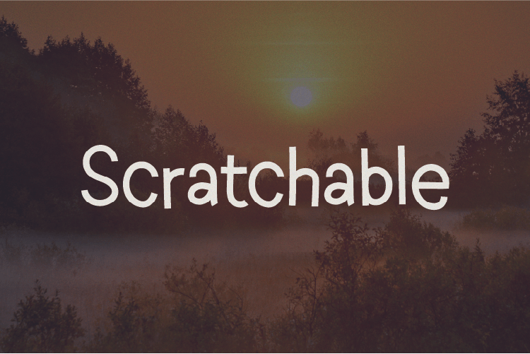 Scratchable