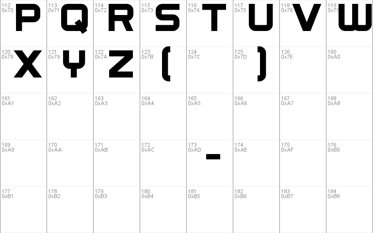 Stern Typeface