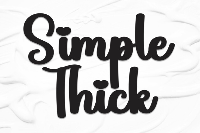 Simple Thick