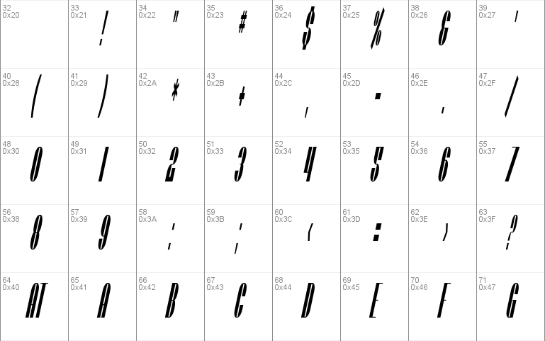 SF Baroquesque Condensed