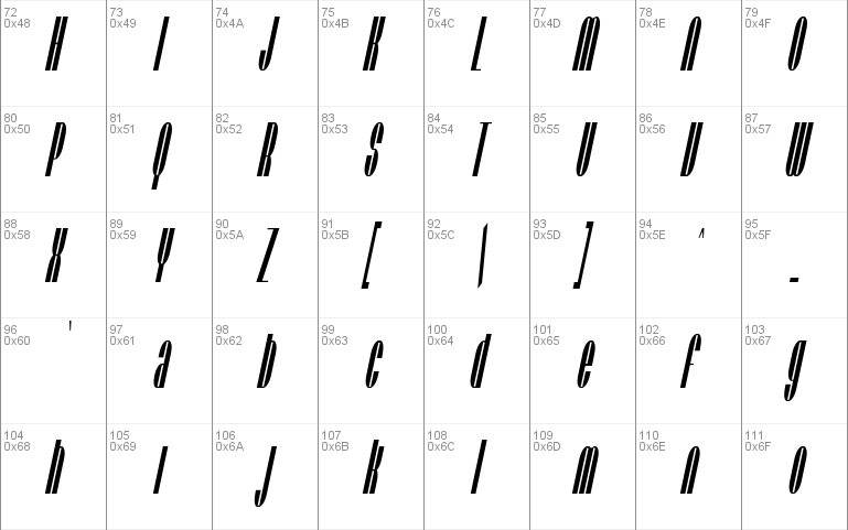 SF Baroquesque Condensed