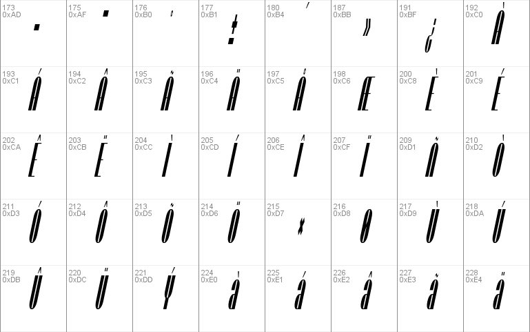 SF Baroquesque Condensed