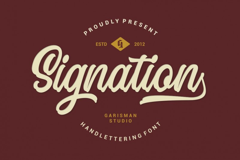 Signation calligraphy