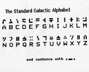 Standard Galactic Alphabet Hand