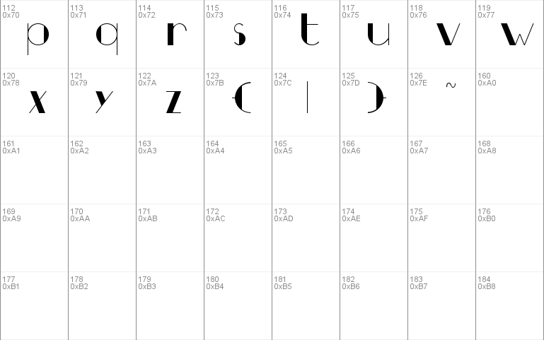 TSF et Compagnie Tryout Font