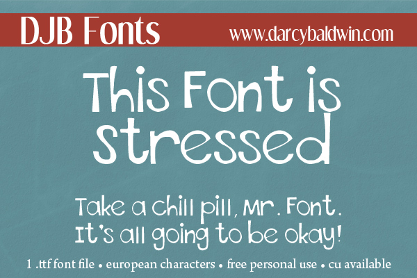THIS FONT IS STRESSED - EURO
