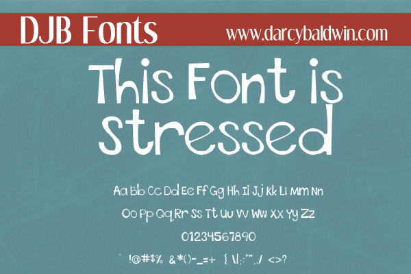 This Font is Stressed