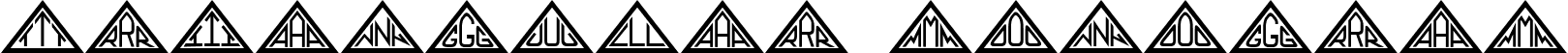 Triangular Monogram