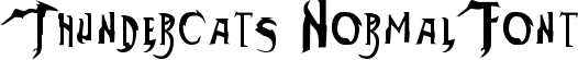 Thundercats Normal Font