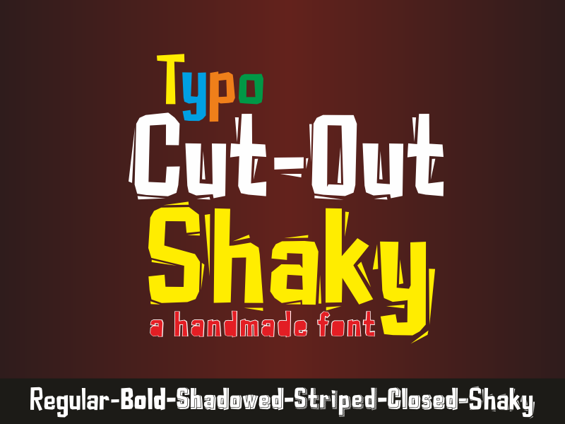 Typo Cut-Out Shaky Demo