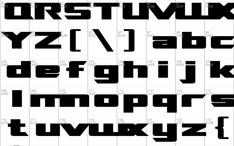 TransRobotics Extended Windows font - free for Personal