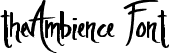 theAmbience Font