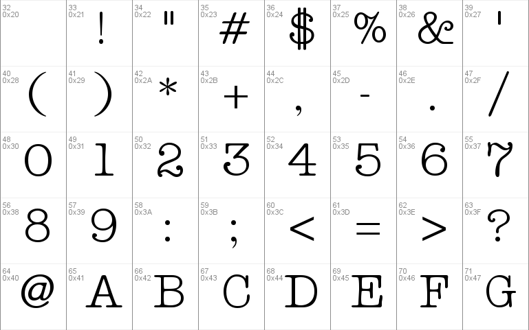 Teletype Regular Font