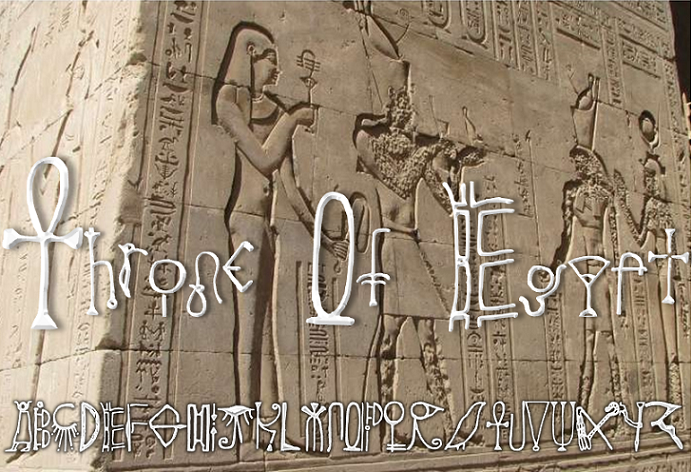 Throne Of Egypt _ Lowercase