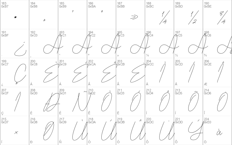 The Melancholy Windows font - free for Personal