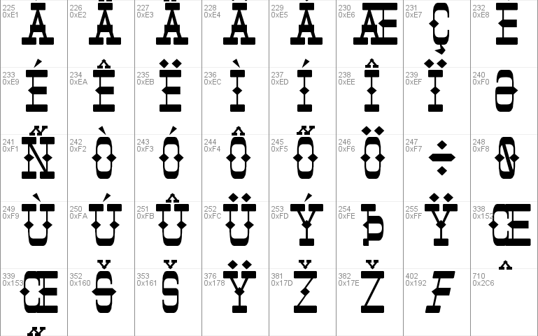 Tombstone Shadow Font