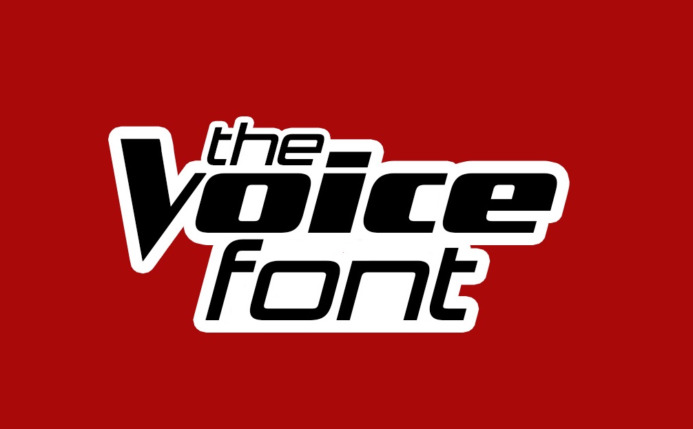 The Voice Font Windows font - free for Personal