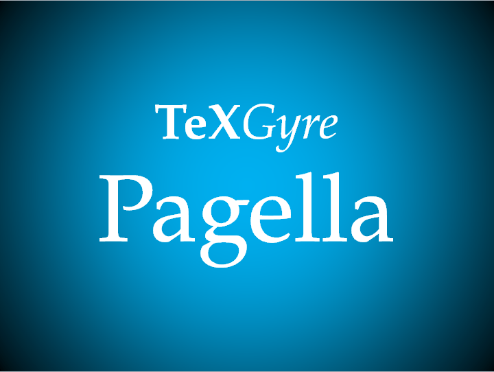 TeXGyrePagella