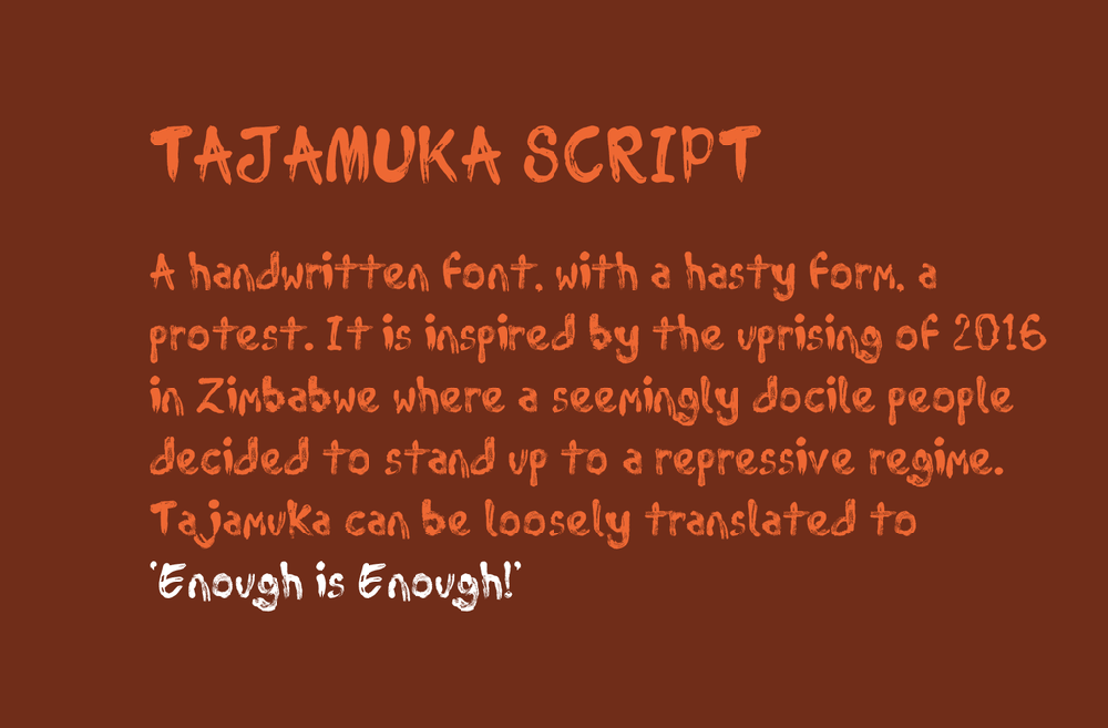 Tajamuka Script