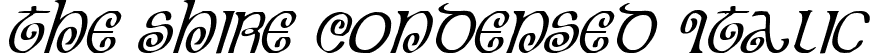 The Shire Condensed Italic