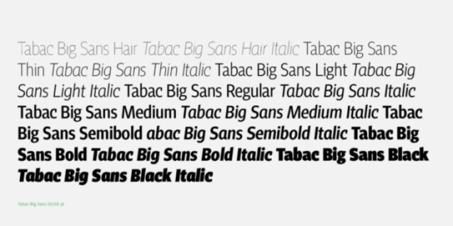 Tabac Big Sans TRIAL Black