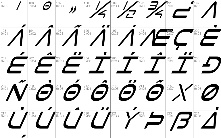 Tele-Marines Condensed Italic