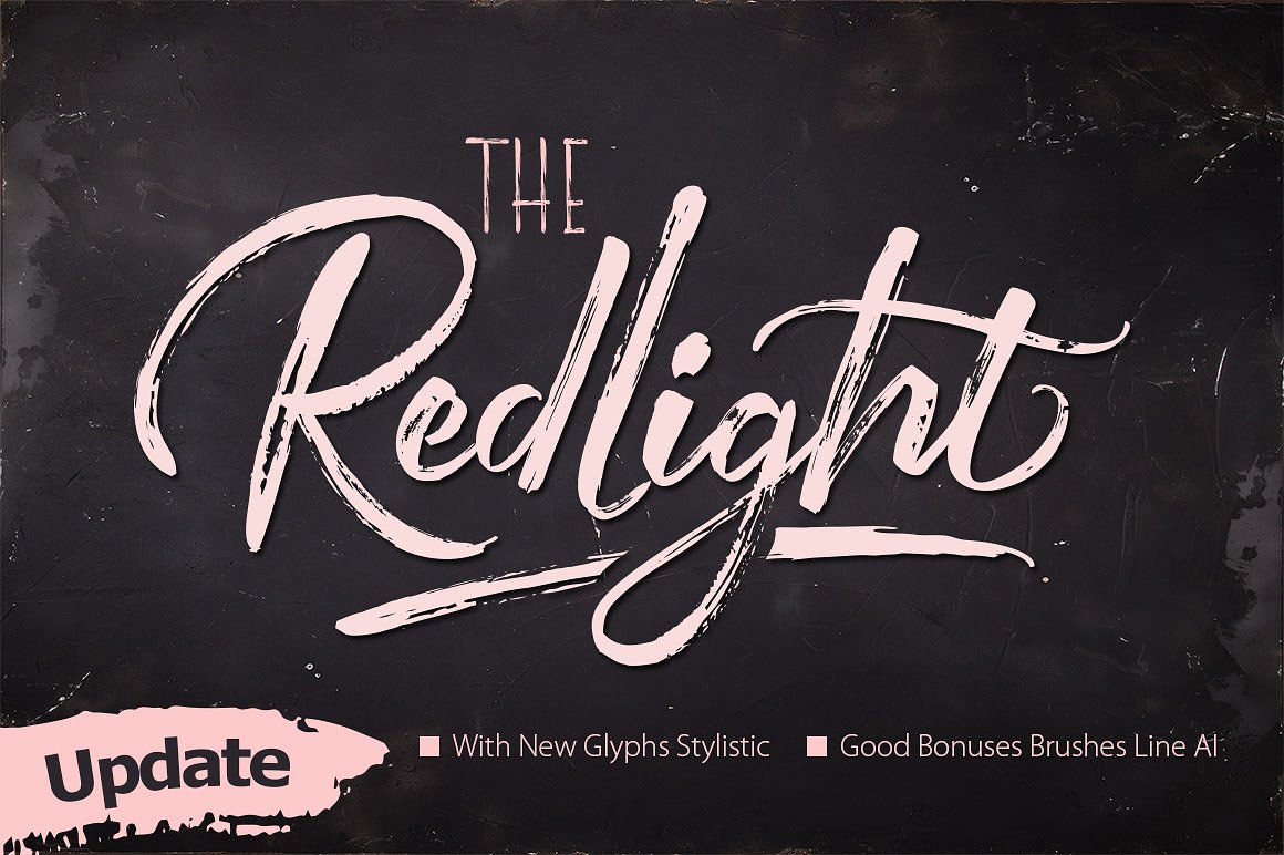 The Redlight Free Font Free For Personal