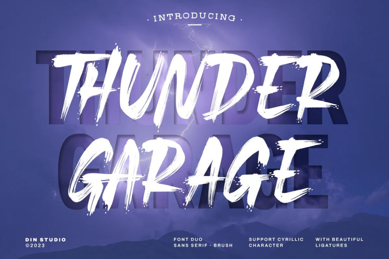 Thunder Garage Brush Personal U