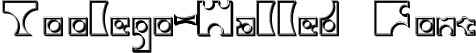 Toolego-Walled Font