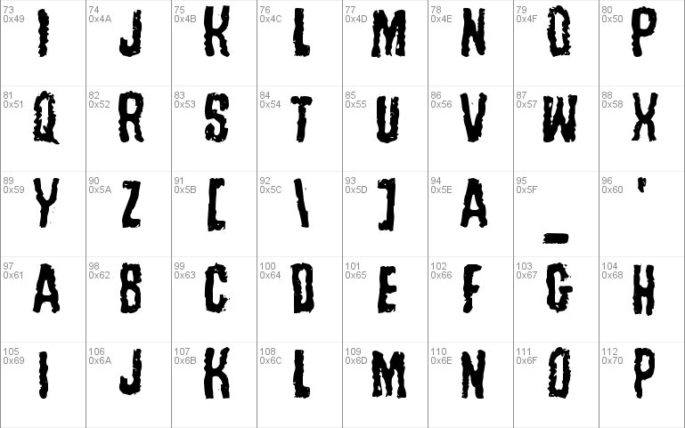 Tussle Expanded Outline Font