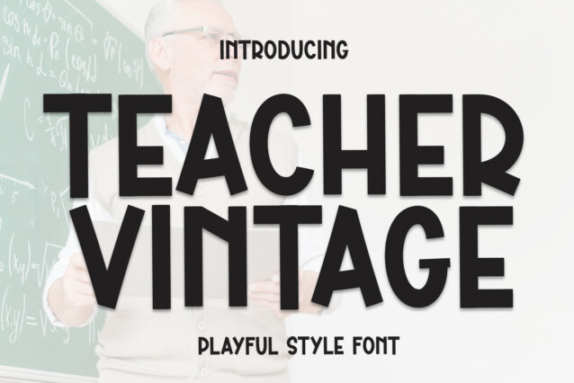 Teacher Vintage