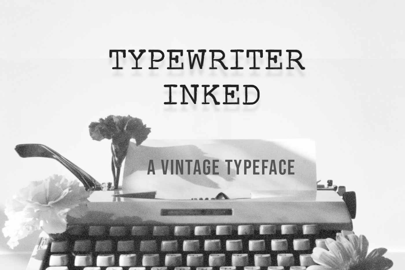 Typewriter Inked font - free for Personal