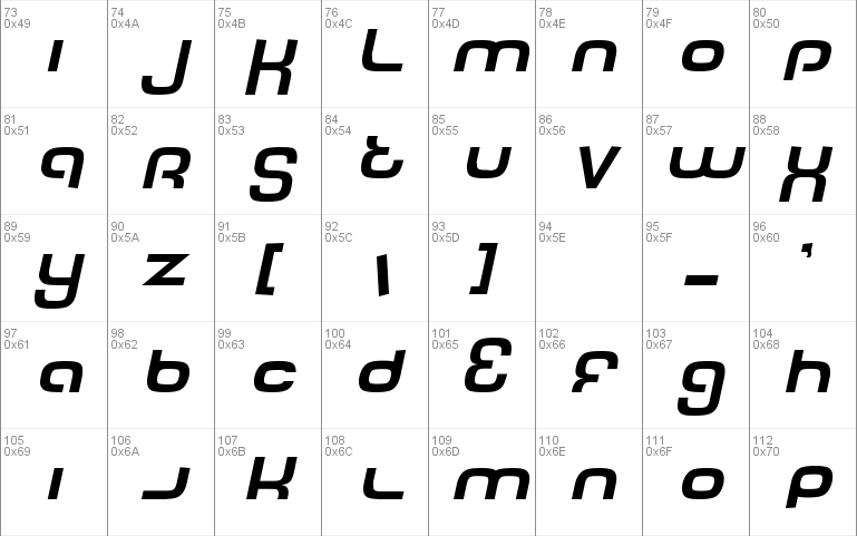 Tech Font