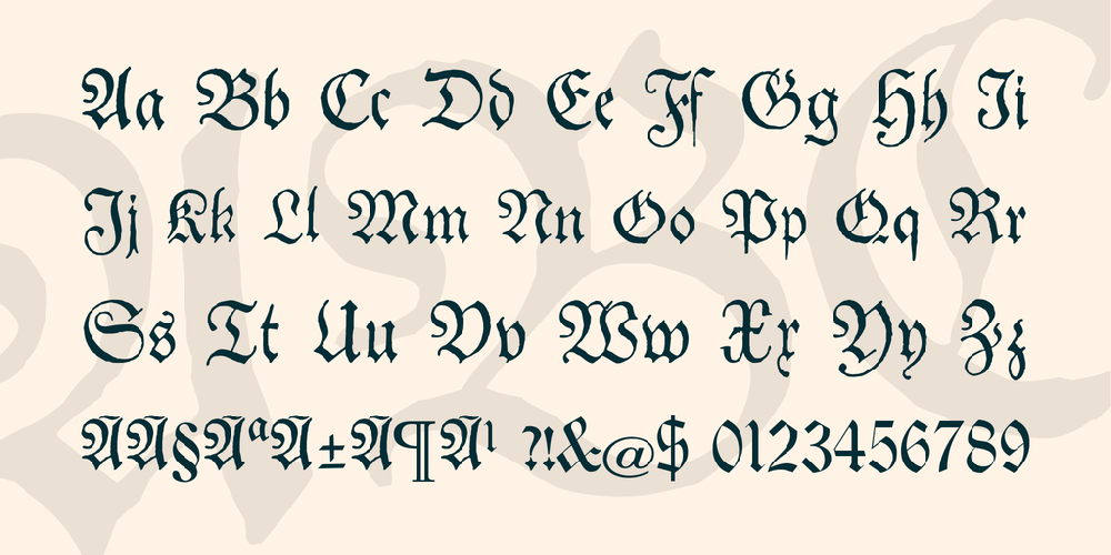 Theuerdank Fraktur Font Free For Personal Commercial - fraktur font generator for roblox