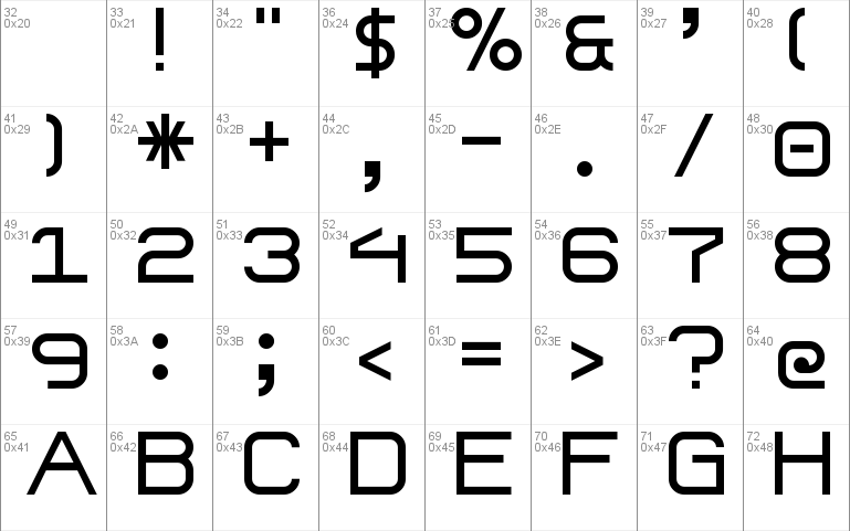 ff qtype square free font
